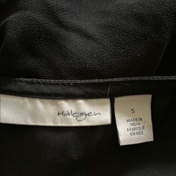 Halogen Black Asymmetrical Blouse Size S - Picture 4 of 5
